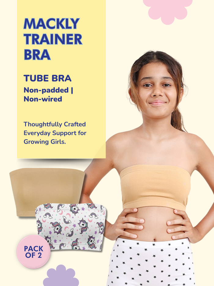 Girls Tube Bra - Pack of 2