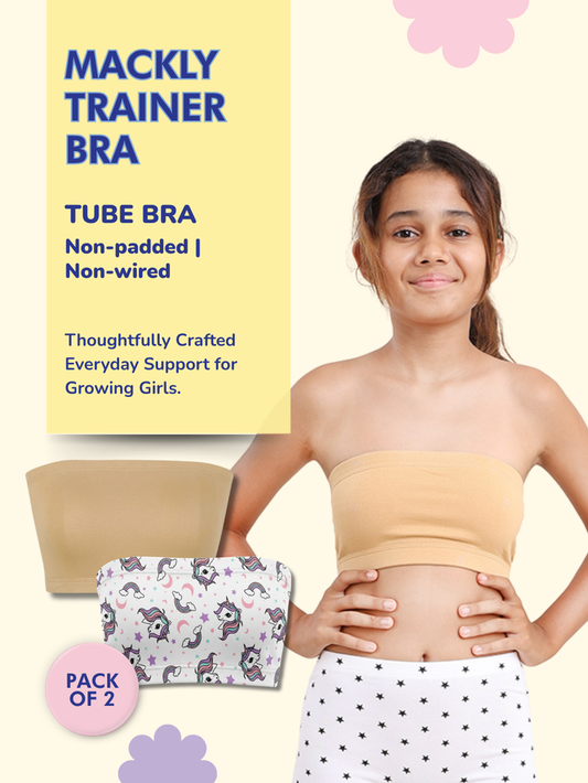 Girls Tube Bra - Pack of 2
