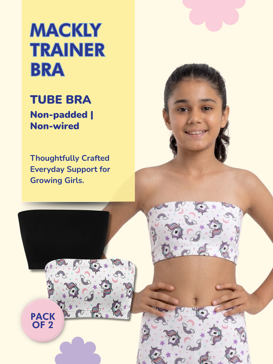 Girls Tube Bra - Pack of 2