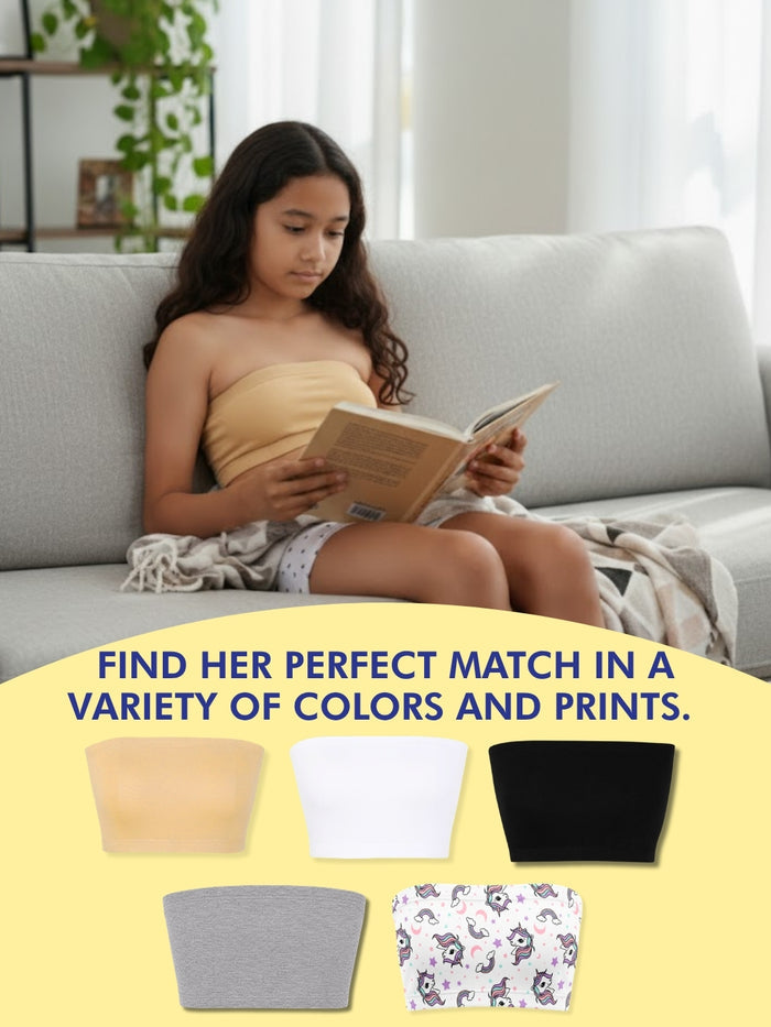 Girls Tube Bra - Pack of 3