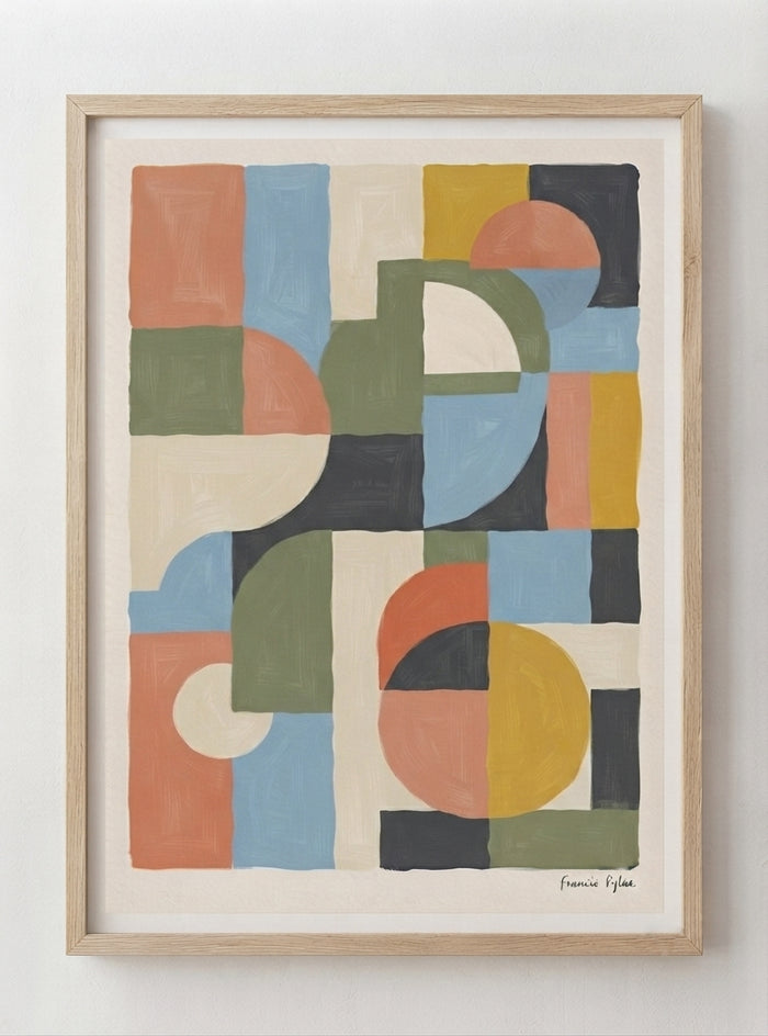 Habitat-No.06 | Mid-Century Modern Geometric Art Print