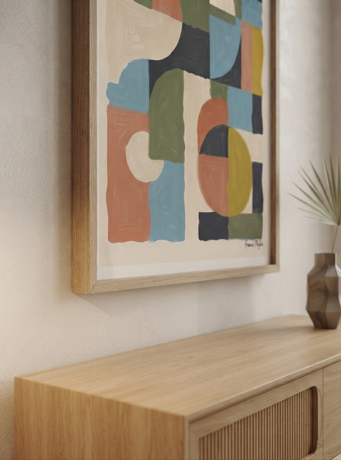 Habitat-No.06 | Mid-Century Modern Geometric Art Print
