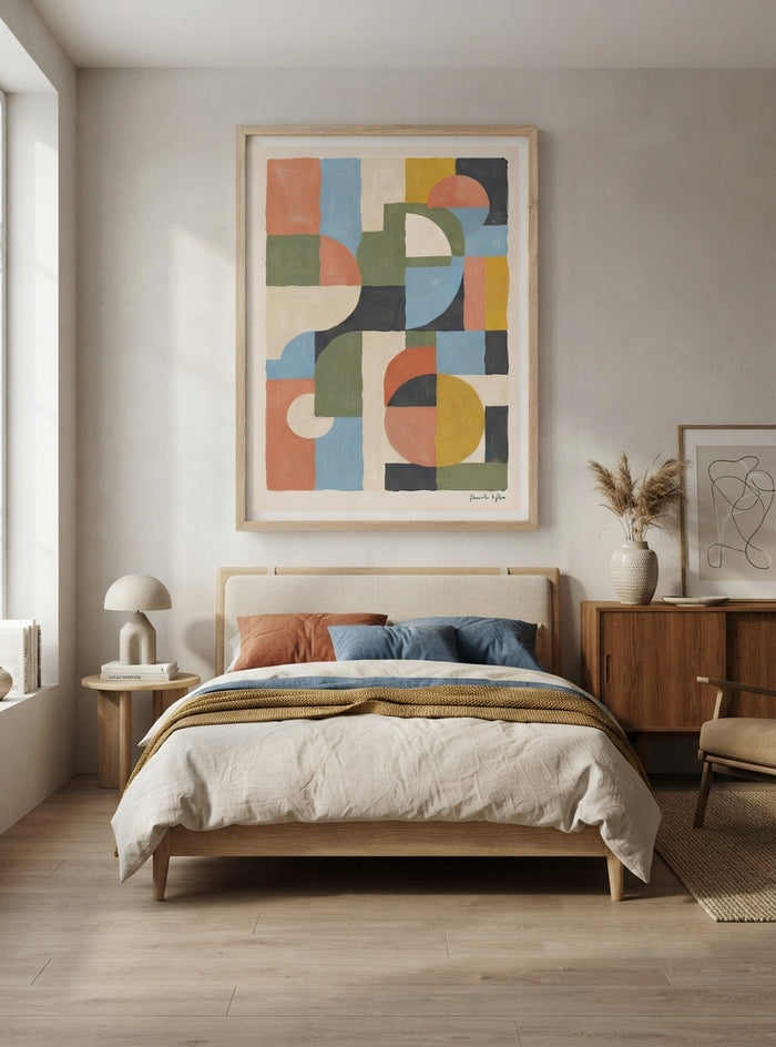 Habitat-No.06 | Mid-Century Modern Geometric Art Print
