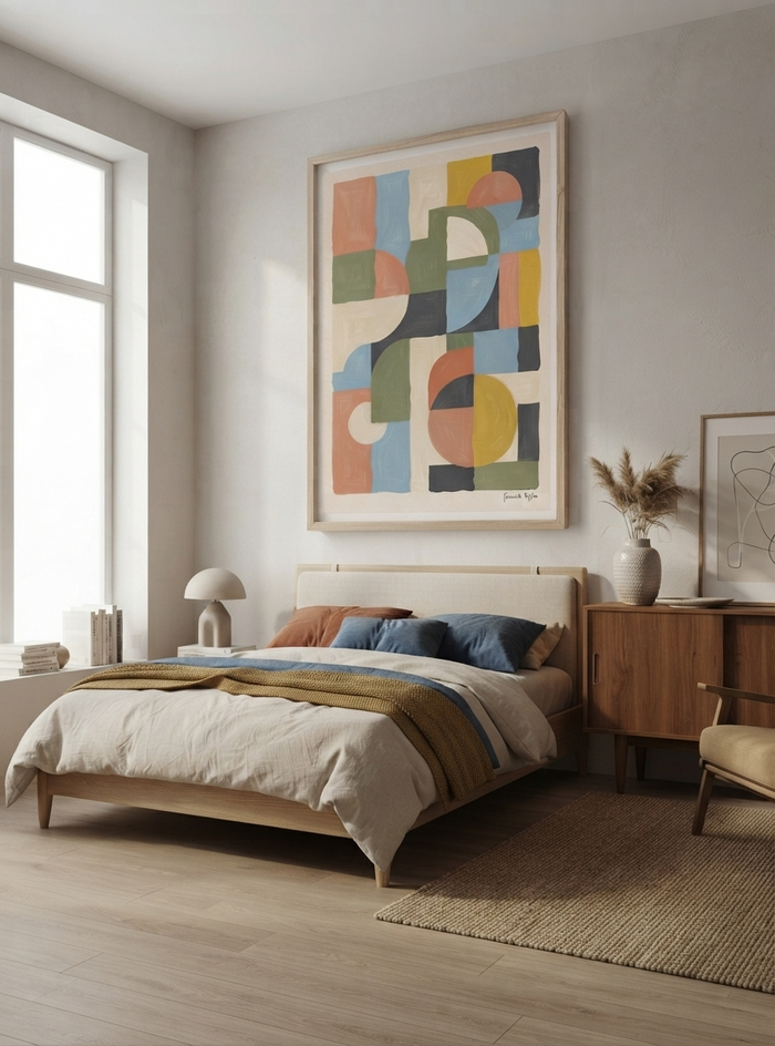 Habitat-No.06 | Mid-Century Modern Geometric Art Print