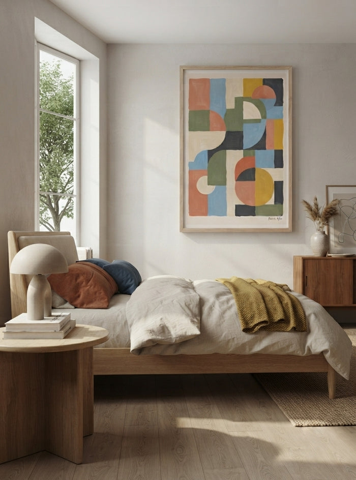 Habitat-No.06 | Mid-Century Modern Geometric Art Print