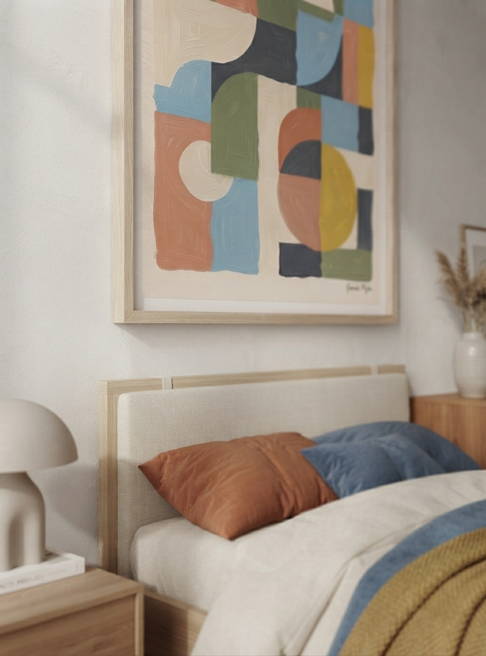 Habitat-No.06 | Mid-Century Modern Geometric Art Print