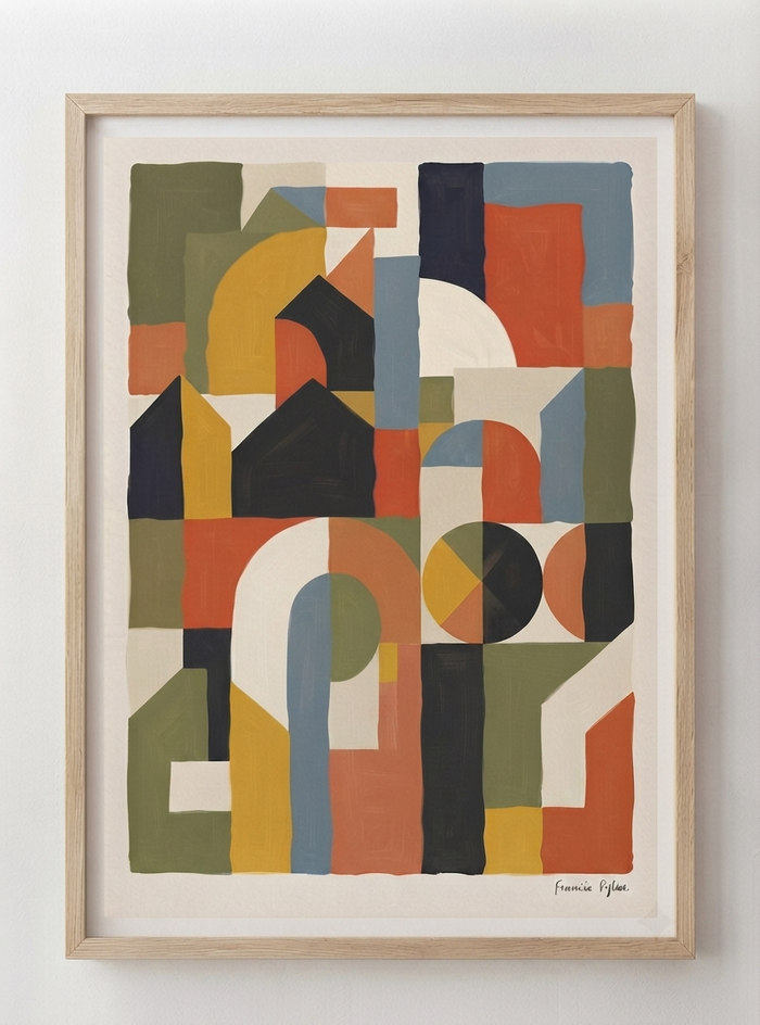 Habitat No.3 | Abstract Geometric Print