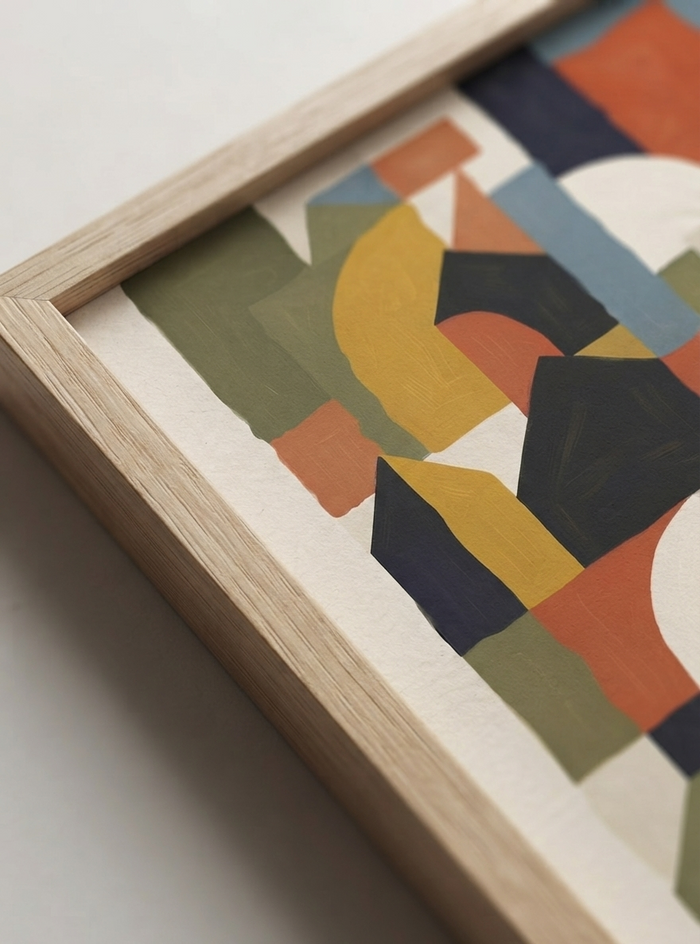 21x29.7 cm / 8x12" Framed | Oak Frame