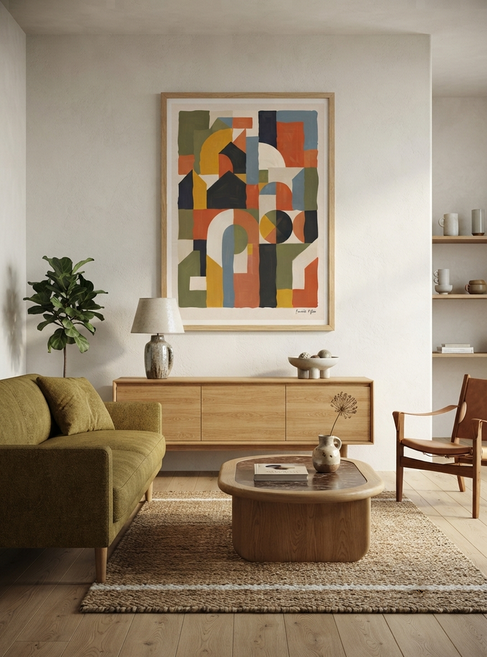 Habitat No.3 | Abstract Geometric Print