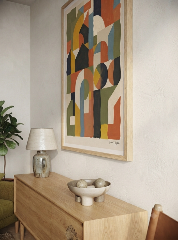 Habitat No.3 | Abstract Geometric Print