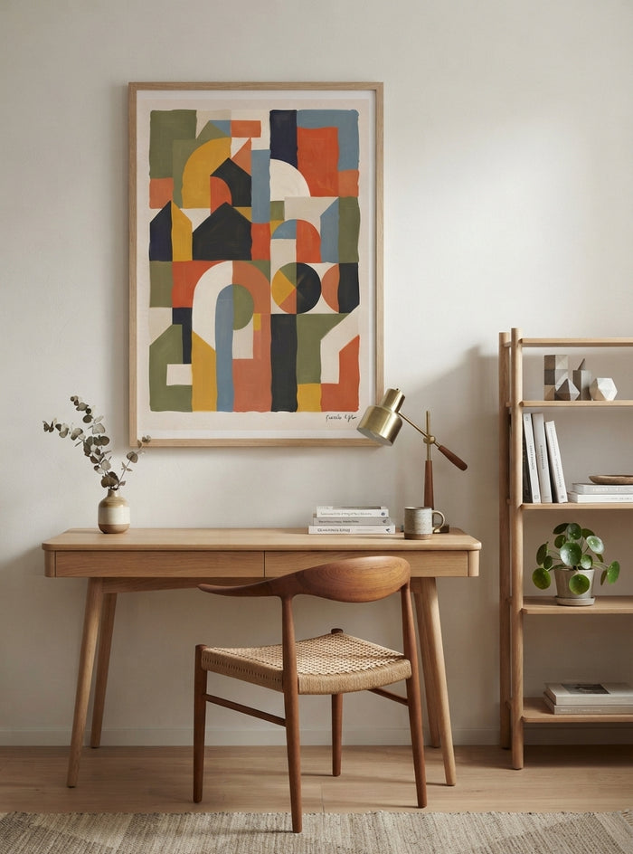 Habitat No.3 | Abstract Geometric Print