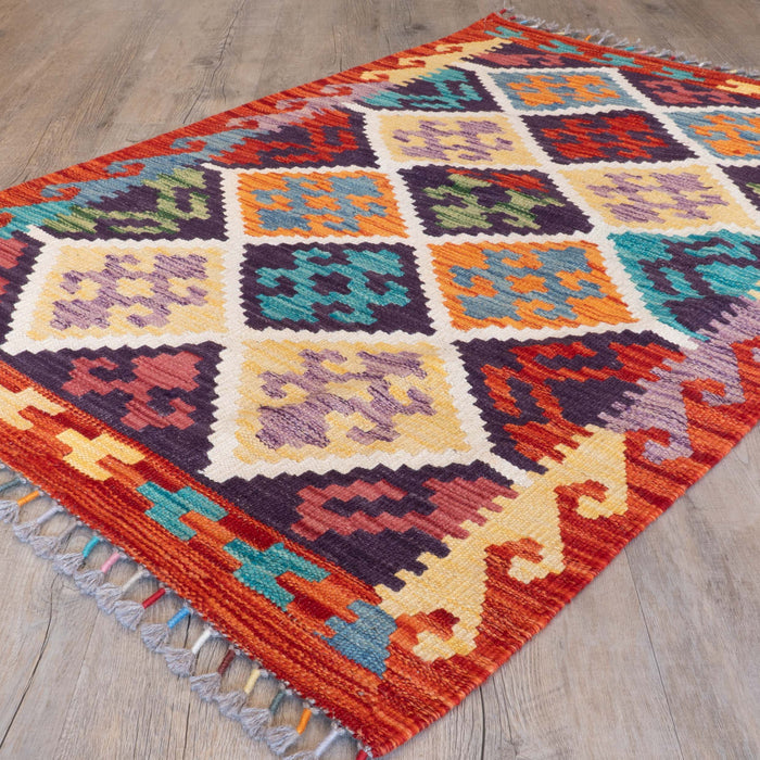 Handmade Afghan Kilim - 310366
