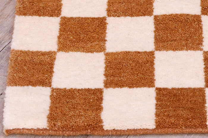 Handmade Indo Persian Gabbeh mat - 307154