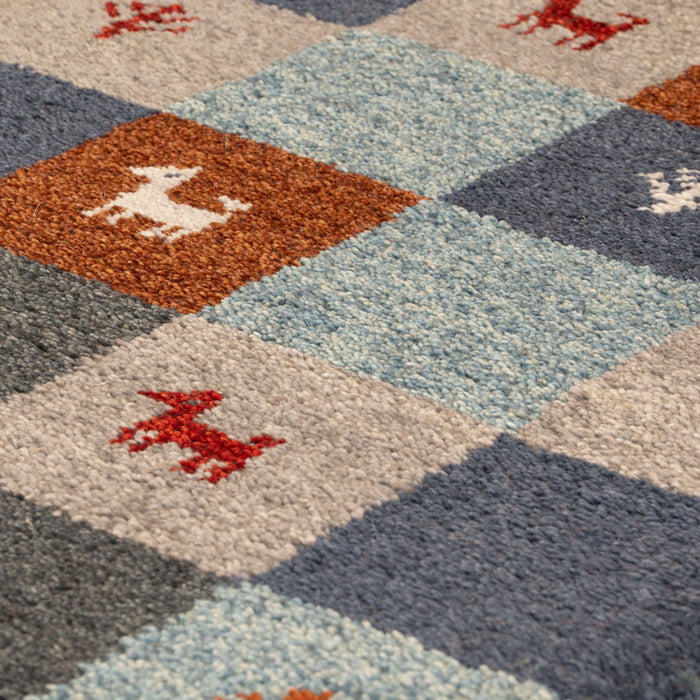 Handmade Indo Persian Gabbeh mat - 308644