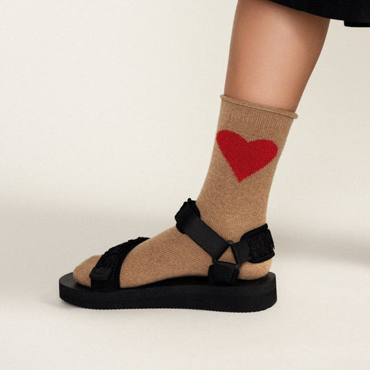 Hansel from Basel - Love Cashmere Crew Sock