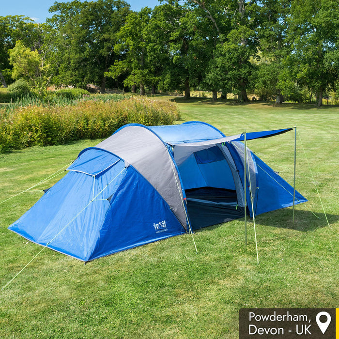 Hartland 4 Man 2 Room Tent – Waterproof 3000mm