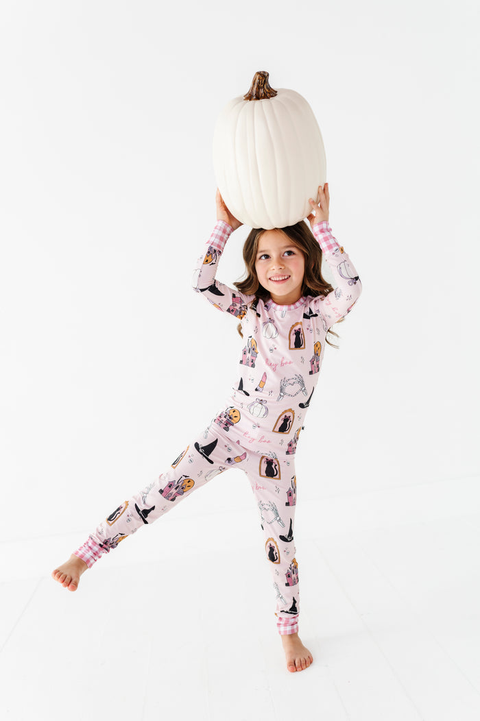 Girls Halloween PJs made for playtime, bedtime, and snuggles