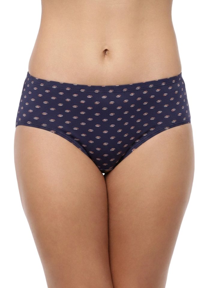 High Rise Plus Size Cotton Hipster Panties– Pack of 3