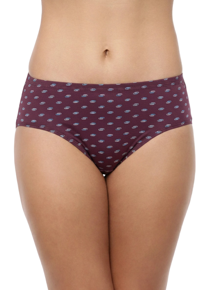 High Rise Plus Size Cotton Hipster Panties– Pack of 3