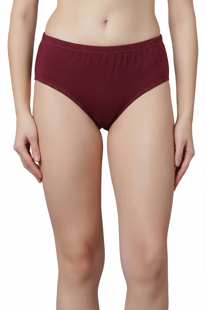 High Rise Plus Size Hipster Panties – Pack of 3