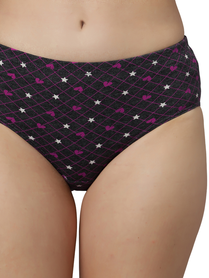 High Rise Plus Size Hipster Panties – Pack of 3