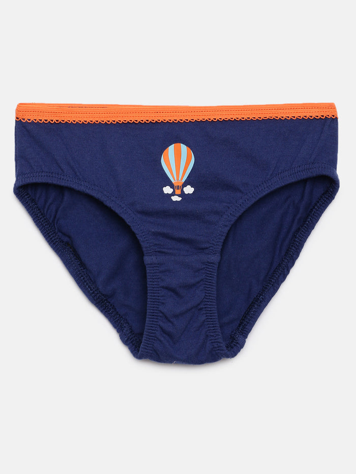Balloon Printed Dark Blue Brief