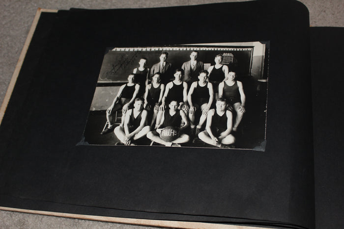 Indiana High School Basketball Photo Album 1912-1950, Total of 47 Photos - Vintage Indy Sports