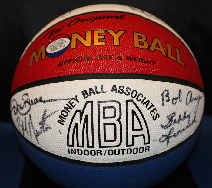 Indiana Pacers Autographed ABA Money Ball - Vintage Indy Sports