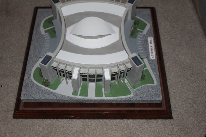 Indiana University Assembly Hall Sports Collectors Guild Replica Model Signed by Sculptor