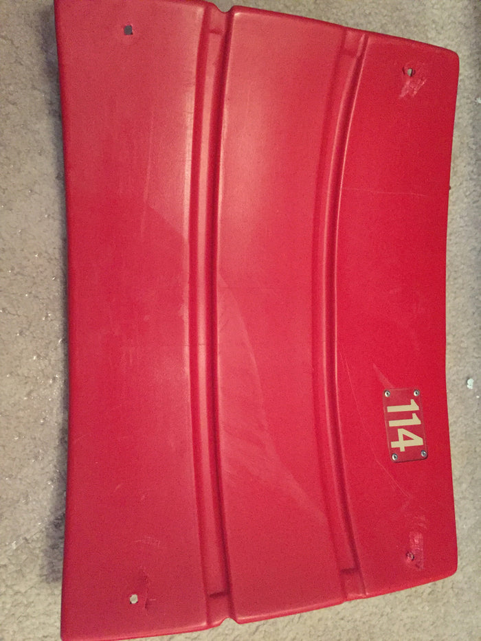 Indiana University Basketball Assembly Hall Seat Back #114 - Vintage Indy Sports