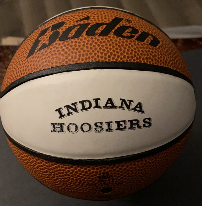 Indiana University Logo Mini Basketball for autographs - Vintage Indy Sports