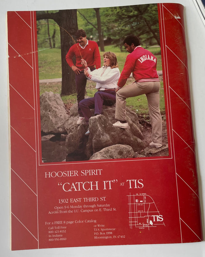 Indiana University vs Minnesota 1985 Hoosier basketball program
