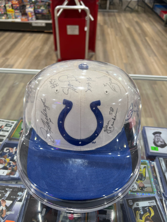 Indianapolis Colts Proline Authentic Autographed Hat Cap Jim Harbaugh