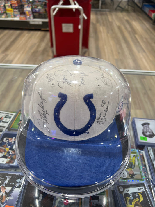 Indianapolis Colts Proline Authentic Autographed Hat Cap Jim Harbaugh
