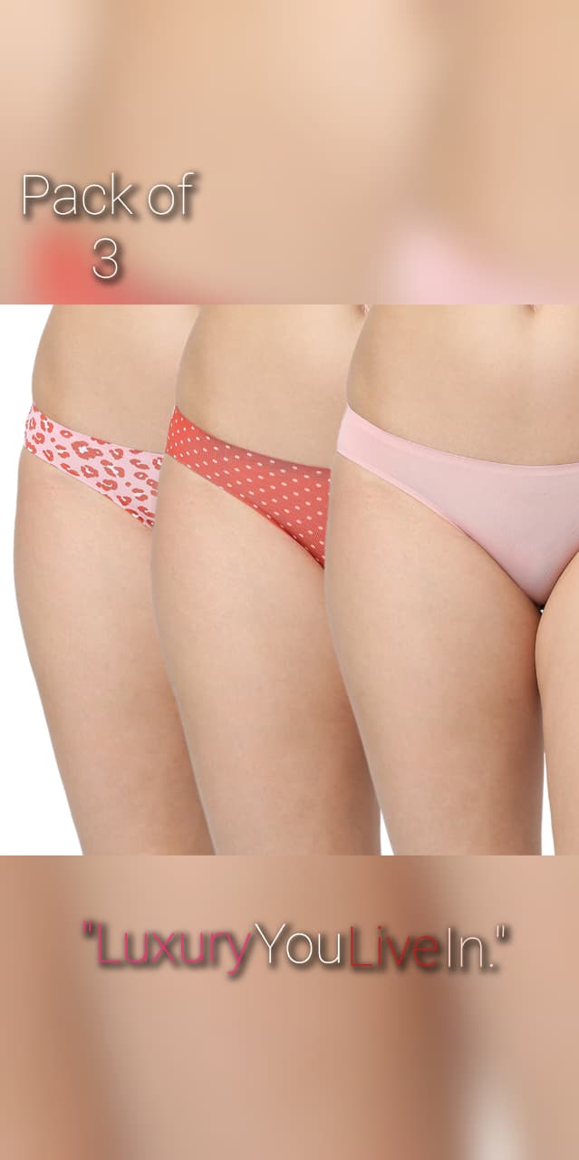 Invisifit Bonded Bikini Panties- Pack of 3