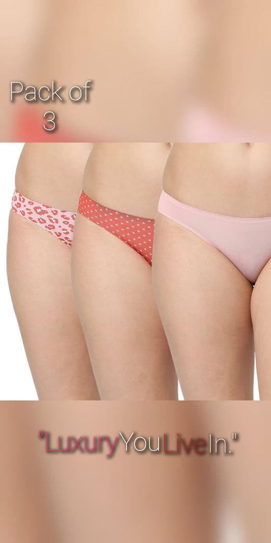 Invisifit Bonded Bikini Panties- Pack of 3