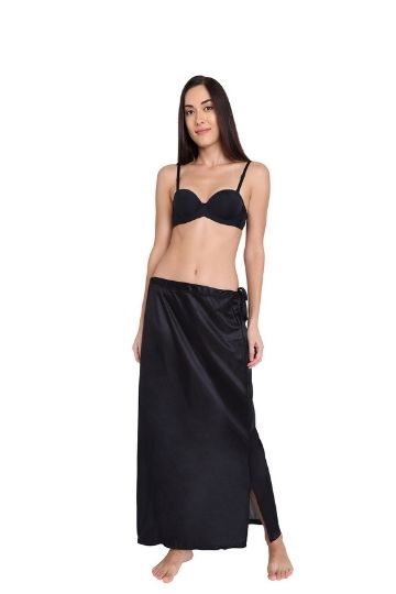Ivena Solid Satin Petticoat