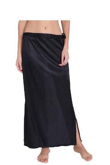Ivena Solid Satin Petticoat
