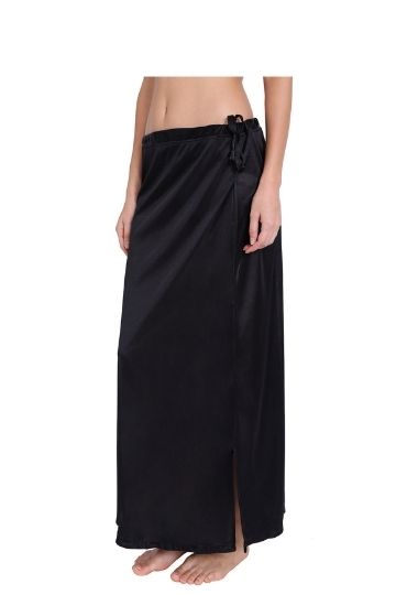 Ivena Solid Satin Petticoat