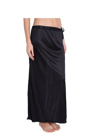 Ivena Solid Satin Petticoat