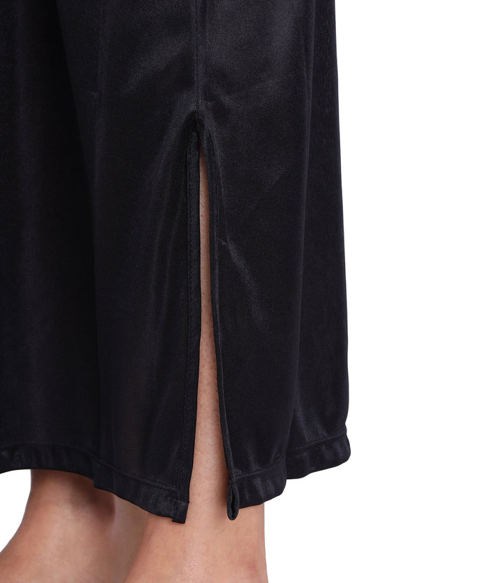 Ivena Solid Satin Petticoat
