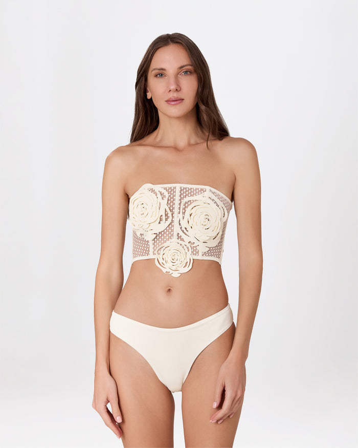 JARDIN DE ROSAS BIKINI TOP