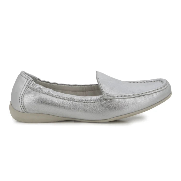 Joaninha Loafers Leather Silver