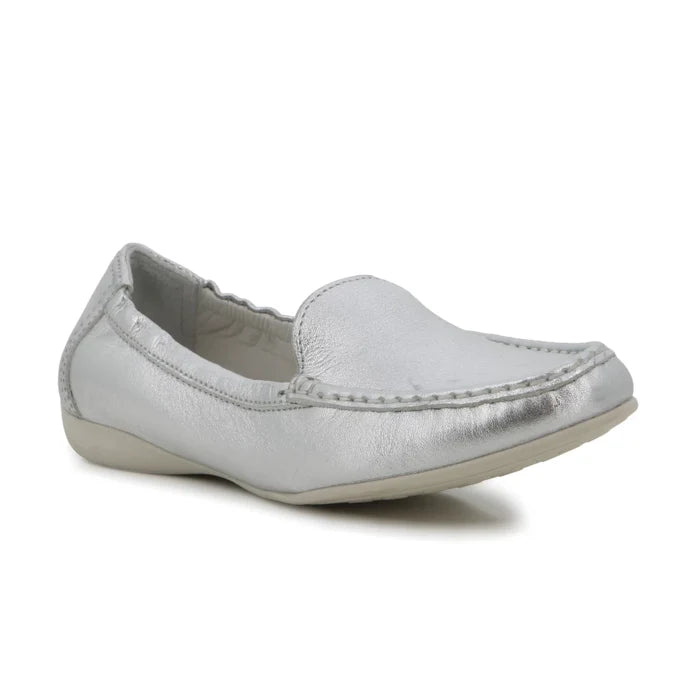 Joaninha Loafers Leather Silver