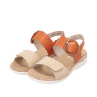 Jocelyn 53 - Tan/Pumpkin