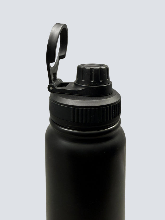 Kids Pro Sports Steel Water Bottle – Black | 800ML
