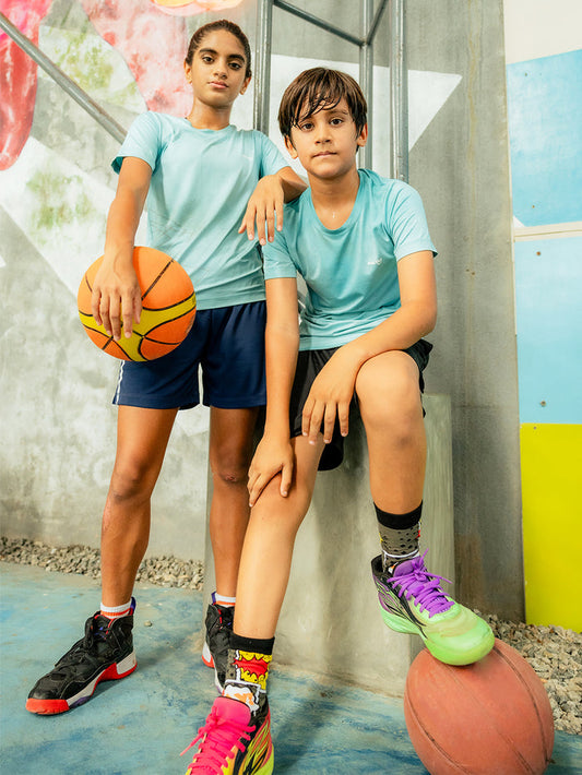 KIDS UNISEX SPORTS T-SHIRT – SEA GREEN