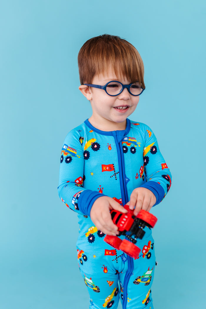 Kiki+Lulu x Young Wild Friedman Monster Truck Convertible Footies