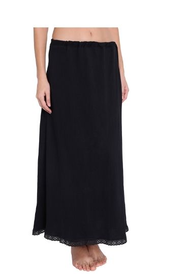 Lady Like Solid Satin Petticoat