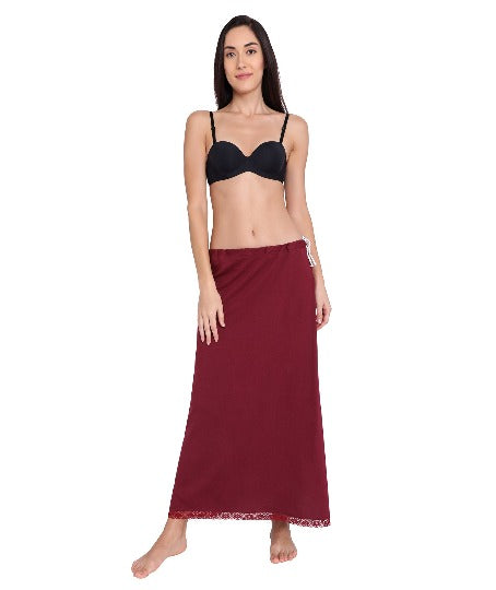 Lady Like Solid Satin Petticoat